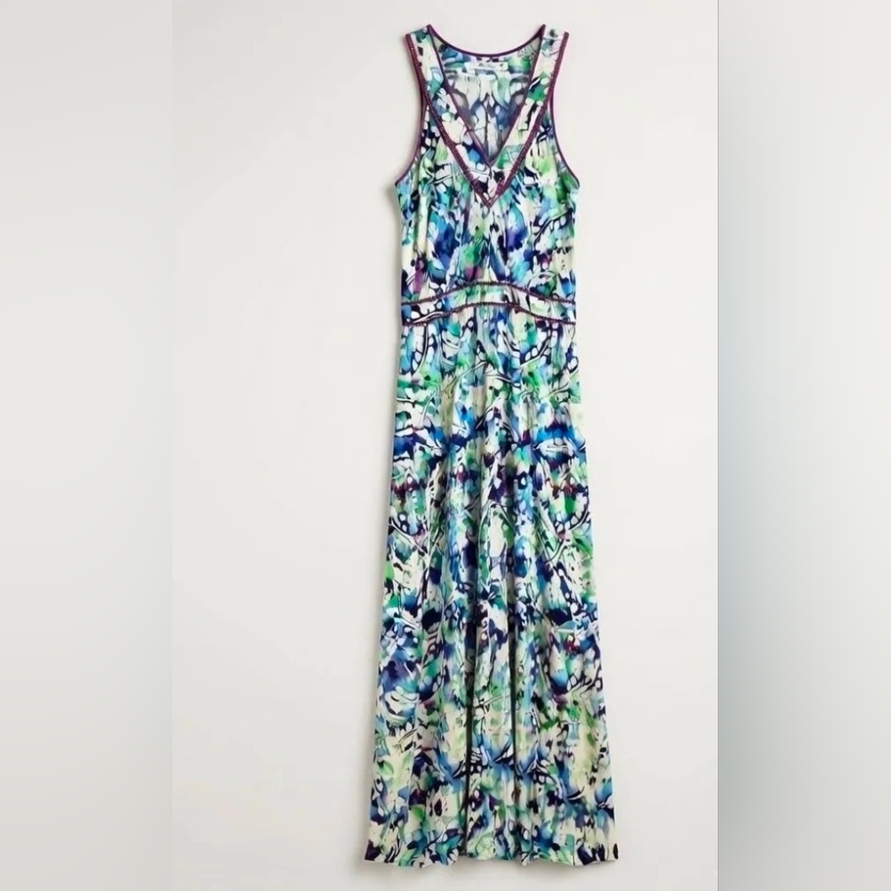 Robert Graham Maxi Dress Viscose Size 6